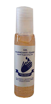 FRASCO 35ml  GEL HIDROÁLCOOLICO HIGIENIZANTE